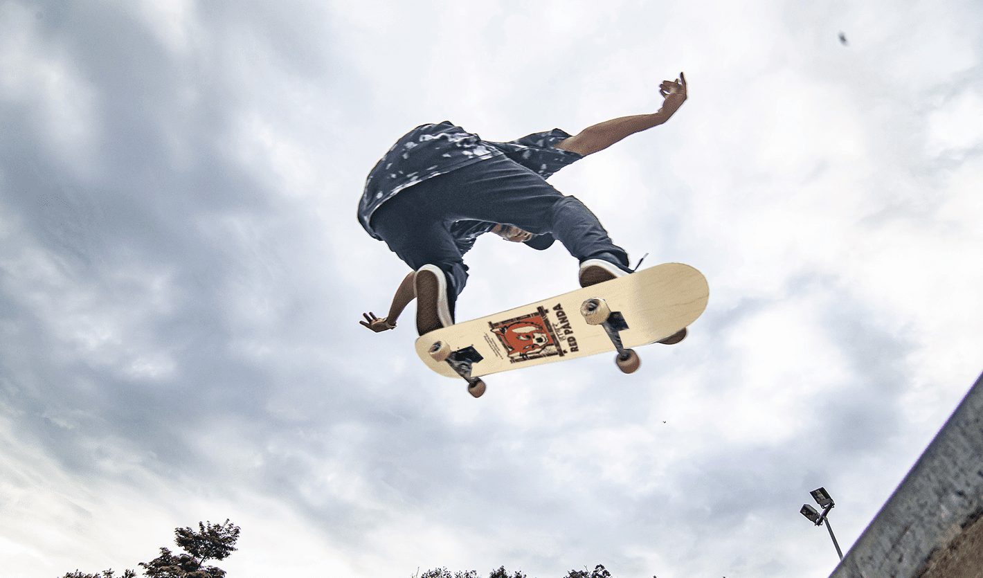 Red Panda Skateboards: Balance, Joy, Creativity.