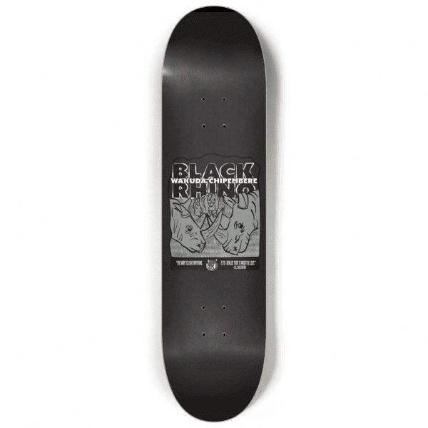 Black Rhino Skateboard Deck