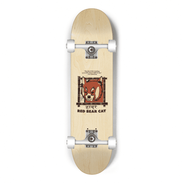 Red Bear Cat Skateboard for Sale