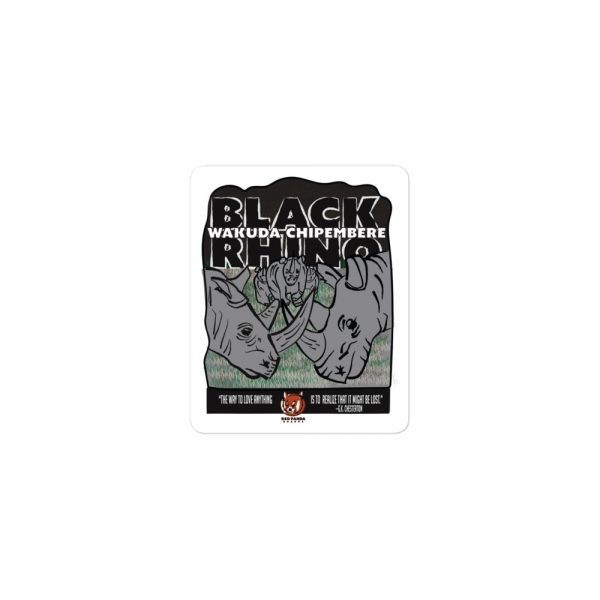 Black Rhino skateboard stickers