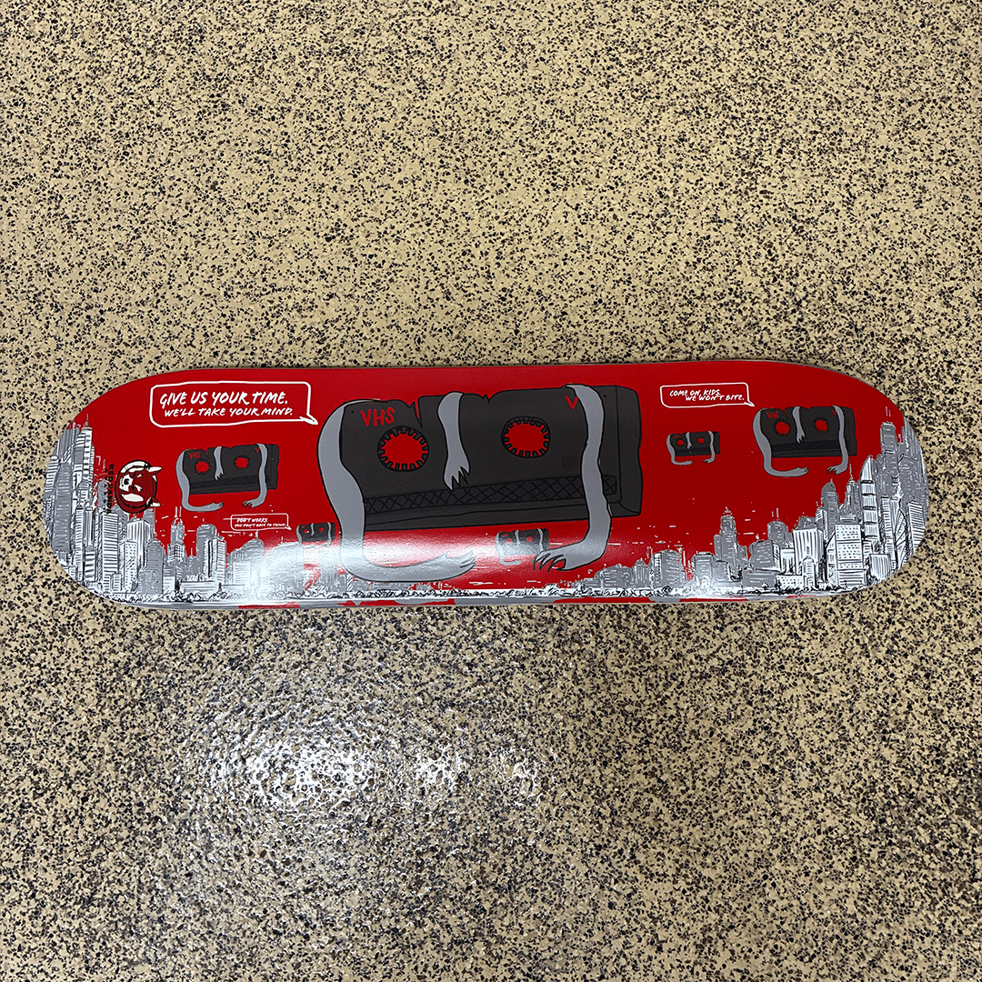 Red Panda Boards VHS Invasion Skateboard
