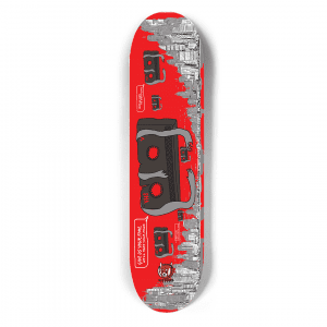VHS Invasion Red Panda Skateboard Deck
