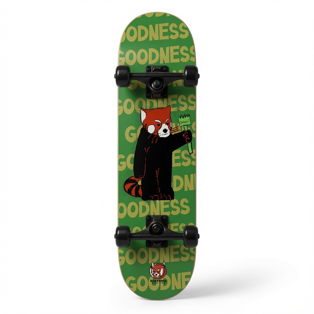 Goodness Red Panda Skateboard Deck
